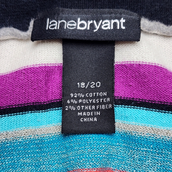 Lane Bryant Colorful Striped Cardigan - Picture 5 of 5